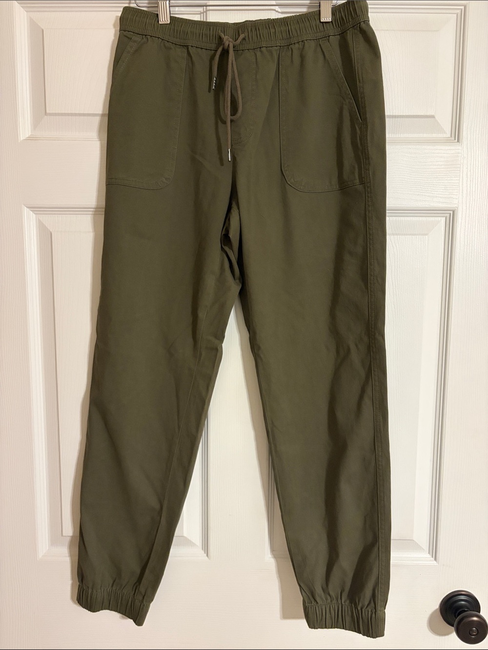 C&C California Olive Green Drawstring Jogger Pants